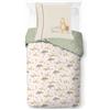 Jay Franco Disney Winnie The Pooh Set Copripiumino Singolo per Bambini - Biancheria da Letto Super Morbida 100% Cotone con Federa, Prodotto con Licenza Ufficiale, Multicolore, Set da 2 Pezzi