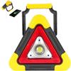Generico Luce A Triangolo, Luci Triangoli A LED | Triangolo Di Avvertimento Per Auto - Triangolo Di Sicurezza Portatile Con 4 Modalità, Luce Di Avvertimento Per Camion, Veicoli, Riparazioni Di Incidenti