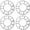 Aramox 4PCS Distanziali Ruota 10mm, Distanziali per in Lega di Alluminio per Veicoli con 4 e 5 Bulloni Adattamento Universale da 4x98mm a 5x120mm Modelli