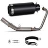 DALIDAK For ZONTES ZT125 U1 G1 Z1 Z2 2021-2025 Sistema completo di scarico for moto Collettore di collegamento Progetto marmitta(B)
