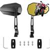 DREAMIZER Specchietti Retrovisori per Moto Racing Compatibili con Honda CBR600RR CBR1000RR CBR500R CBR300R Suzuki Hayabusa GSXR 600 750 1000 Yamaha YZF R1 R6 R6S FZ6R Kawasaki ZX6R ZX10R