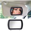 GTLM Specchietto Retrovisore Auto per Visiera Solare,HD Specchio Retrovisore Auto Facile da Truccare in Auto,Universale A Clip Specchio Auto Accessori Auto Interno per Auto Camion SUV