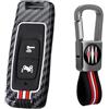 OTMIK Fibra di carbonio Copri chiavi auto Compatibile con Honda Adv 350 PCX 125 PCX160 AV 350 SH350i VISION 110 Guscio chiave