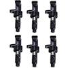 JTSGHRZ Bobina di accensione, per Jaguar S-Type X-Type 2002-2008 2.5L 3.0L V6 C1402 UF-435 6R83-12A366-BA