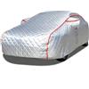 Generico Telo Antigrandine per Auto per Nissan Micra K14 2017-2026,Telo Grandine Auto Imbottito Copri Macchina,Impermeabile,Anti Uv Resistente Alla Neve, Con Zip