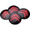 SANSANS 4 Pezzi tappi Coprimozzo Adesivi per Citroen 56mm, Auto Emblema Coprimozzo Ruota Centrale Centro Tappo Trim Emblema Tappi Mozzo Adesivi,C