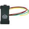 Generic Pulsante LED Rosso fendinebbia con Cablaggio for Iveco ricambi Auto(Garage)