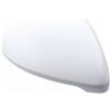 JSYALMSLW Calotte Specchietto Cap Per VW Per Golf 7 MK7 MK7 5 Per Touran L 2013-2018 | ABS,Nero/Bianco,Sinistra e Destra,Aggiornamento stile esterno,Design elegante OE 5G0857537 5G0857538(White-Right)