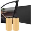 Fyrindel 2 Pezzi Paracolpi Portiere Auto Ammortizzanti, 200cm x 20cm x 4mm | Protezione della Parete del Garage da Muro, Proteggi Portiera Auto, Paraurti Antigraffio Protezioni, Gommapiuma Adesiva