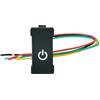 Generic Pulsante LED Rosso fendinebbia con Cablaggio for Iveco ricambi Auto(Power)