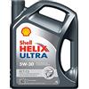 Shell Helix Ultra ECT C3 5W-30 5L | Olio 100% sintetico per motori a benzina e diesel con filtro antiparticolato | API SN ACEA C3 | Tecnologia Low SAPS | Approvato da BMW e Mercedes-Benz