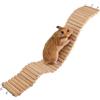 Tulov 60 × 8 cm, scala criceti, ponte con ganci di fissaggio, scala criceti, ponte in legno, giocattolo Gerbil, scaletta da arrampicata e ponte in legno per uccelli, pappagalli, roditori, tartarughe