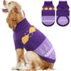 Queenmore Maglione Cane Bassotto Con Foro Per Guinzaglio, Elastico Comodo | Maglioni Natalizi Per Passeggiate Invernali Fredde Giornate Per Border Collie, Whippet, Springer Spaniel E Greyhound