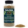Susan Müller Turtle Sticks - Mangime per tartarughe acquatiche con 1,9% di calcio - Bastoncini galleggianti a lenta dissoluzione con gammarus e vitamine A, C, E e D3 - 300 g