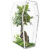 Generisch Jumping Spider Enclosure | Clear Acrylic Rettile Habitat, Praying Mantis Enclosure | for Keepers Nature Lovers Educators Hobbyists Students Collector Home Classroom School Project
