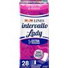 LINES INTERVALLO LADY PROTEGGISLIP, salvaslip ripiegati per tutti i tipi di perdite, protezione aggiuntiva, zero odore.