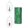 THUN SpA THUN CONFEZIONE 2 PALLINE STELLA ROSSA E ALBERO