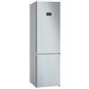 BOSCH SERIE 4 KGN397LDF FRIGORIFERO COMBINATO DA LIBERA INSTALLAZIONE 203 X 60 CM METAL LOOK CLASSE D