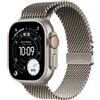 APPLE WATCH ULTRA 3 GPS + CELLULAR 49MM CASSA TITANIO NATURALE CON LOOP IN MAGLIA MILANESE TITANIO - LARGE