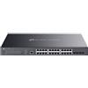 TP-LINK OMADA SG3428XMPP SWITCH DI RETE GESTITO L2+ GIGABIT ETHERNET (10/100/1000) SUPPORTO POWER OVER ETHERNET (POE) 1U NERO