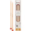 KnitPro 25 cm x 8 mm Basix Singolo Punta, Birch