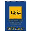 Fabriano Blocco 1264 per Schizzi A4 Gr.90/mq Fogli 120 Spiralato Lato Corto