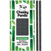 The Cheeky Panda Cannucce Nere di Bamboo | 250 Pezzi | 200mm