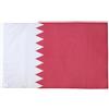 AZ FLAG Bandiera Qatar 90x60 cm Qatariota Poliestere Leggero Asola | Uso interno bandiera decorativa قطر doppie cuciture e bordi rinforzati con guaina per asta