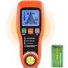 XTVTX Rilevatore di linee, multifunzione Stud Finder con display LCD e allarme audio, cercatore di cavi con calibrazione automatica, ricerca di cavi e metallo, per legno, cavi AC, bulloni, tubi