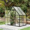Aufun Serra da giardino in alluminio, 2,25 m², con base da 6 cm e piastra in policarbonato da 4 mm, per pomodori, da giardino, resistente ai raggi UV, resistente alle intemperie, per il giardino, 125