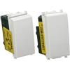 VIMAR 0R14008 Plana Pulsante 1P No 10 A 250 V, illuminabile (unità di Segnalazione Non fornita), Tasto sostituibile, 1 Pezzo, Bianco & 0R14004 Plana Deviatore Elettrico illuminabile