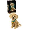 LEGO Icons 11384 Cucciolo di Golden Retriever - Kit Modellismo per Adulti - Mode