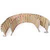 Eurowagens Pollo Gallina Pollaio Swing Giocattolo Naturale Ladder Trespolo per Uccelli