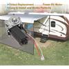 Eurowagens Metallo Tendone Motore Pratico Liscio & Efficiente 12V per Rimorchi