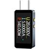 Eurowagens Tester USB Di Tipo C Ad Alta Precisione Per Misurare Tensioni E Corrente
