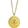 Generico Talismano del denaro di Mammon Collana Amuleto di Ricchezza Abbondanza Collana di gioielli spirituali