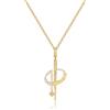 FANCIME Harry Potter x Collaboration - Harry Potter/Hermione/Ron/Malfoy/Dumbledore Wand Necklace, Gold, Sterling Silver Pendant Necklace Jewellery Gift for Women Girls