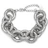 VLNET ® | Vestopazzo bracciale catena snake | placcato in argento | lavorazione artigianale | lunghezza regolabile | nickel tested | MI2120