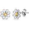 Philip Jones Orecchini Daisy Stud Creati con Cristalli Zircondia®