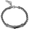 S'Agapõ Bracciale Uomo in Acciaio | Collezione Bound - SBD15
