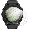 MGUEIAO 4 Pezzi Vetro Temperato Compatibile con Garmin Tactix 8 AMOLED 51MM, HD Pellicola Protettiva, Anti-Graffio Protezione Film