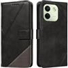 XINNI Cover per Xiaomi Redmi Note 17 Pro Max/Plus 5G | Custodia Cellulare Libro Antiurto Flip Pelle PU/TPU, Portafoglio Flip Magnetica Case