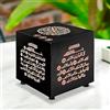 BlissKiss Quran Speaker Suono, multilingue, con funzione AZAN, ideale per preghiera, meditazione e apprendimento, telecomando, 17 recitatori e 6 lingue, colore chiaro personalizzabile