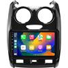 hizpo Autoradio per Renault Duster 2015-2020 9 Pollici Android 14 Touch Screen 2+64GB Navigazione GPS con CarPlay Android Auto Bluetooth WiFi Controllo Volante DSP Car Tablet