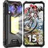 OBA NUOVO OUKITEL WP53 PRO Smartphone Rugged, Android 15, 24GB RAM (8+16), 256GB ROM, Batteria 11000mAh, Speaker 128dB, Display 6.52 HD, Fotocamera 50MP, Torcia 900lm, IP68, NFC, Dual SIM 4G antiurto