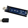 Sintech M.2 (NGFF) B-M chiave Dual notch SATA SSD a USB 3.0 adattatore di