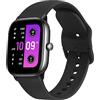 Vancle Per Amazfit GTS 2 Mini braccialetto/GTS 4 Mini/GTS 4/GTS 3/GTS 2/GTS 2e per uomo e donna, in silicone, 20 mm, per Amazfit GTR Mini/GTR 42 mm (nero)