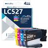 LCL LC527 Cartucce d'inchiostro LC527VAL LC527 | Compatibile per Brother LC 421 LC421 XL Multipack per DCP-J1050DW DCP-J1140DW MFC-J1010DW (KCMY)