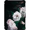 SGKITM Custodia Kobo Clara HD 2018 Cover Pelle Silicone Flip 360° Automatici Svegliati o Sonno Funzione Magnetico Airbag Antiurto Design Loto Nube Mare Foglia Cover per Kobo Clara 2018 HD Schermo 6 (7)