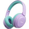 Acer Cuffie Bluetooth per Bambini, Volume Limitato a 85/94 dB(Viola Verde)
